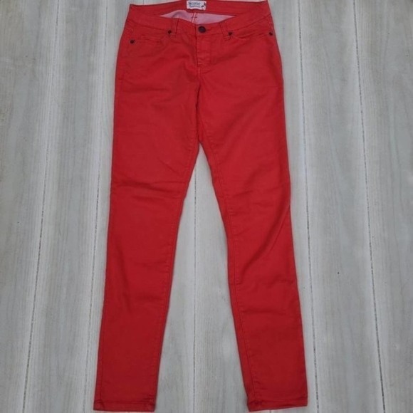 Scarlet boulevard red skinny jeans - Picture 2 of 11
